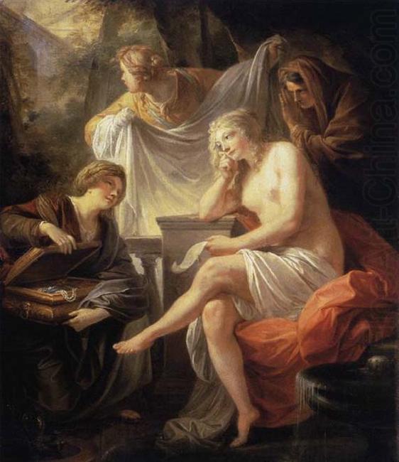 Friedrich Heinrich Fuger Bathsheba at the Bath china oil painting image